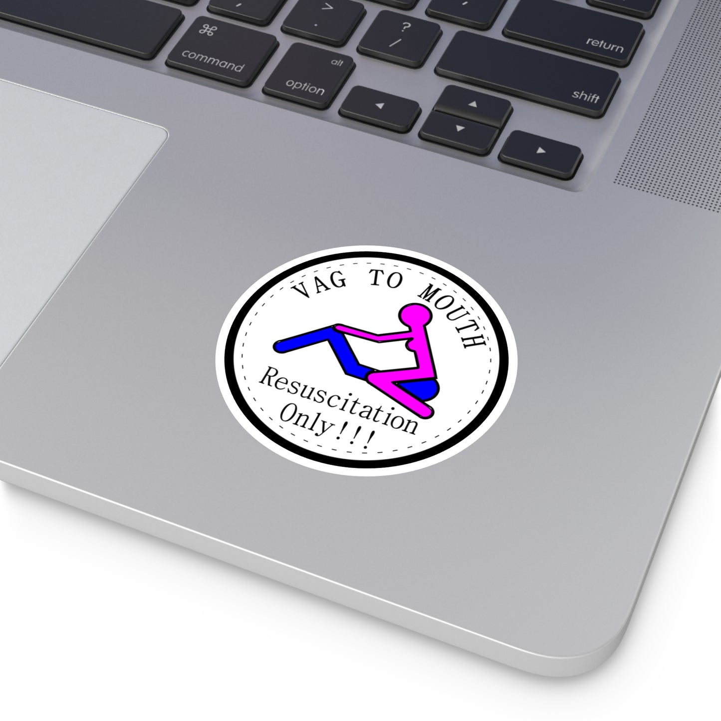 Vag to mouth resuscitation sticker, Indoor\Outdoor