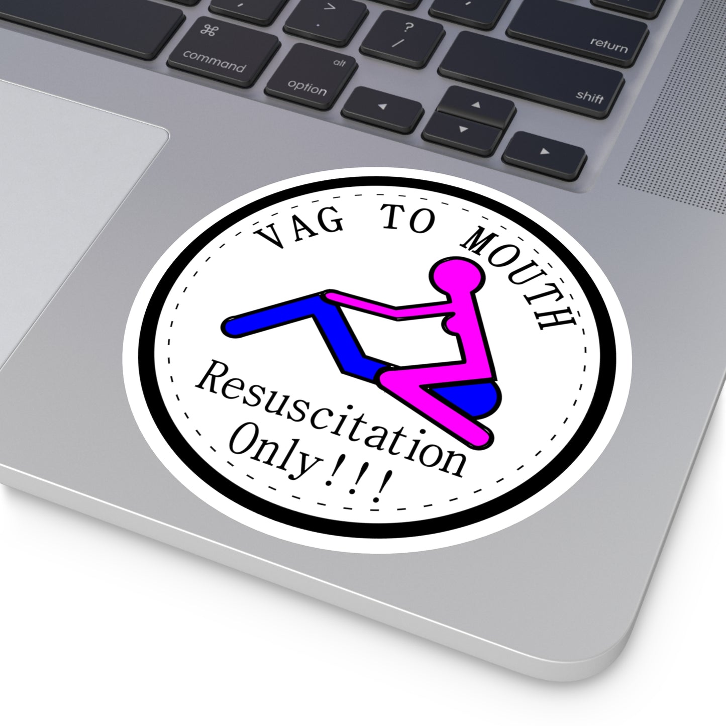 Vag to mouth resuscitation sticker, Indoor\Outdoor