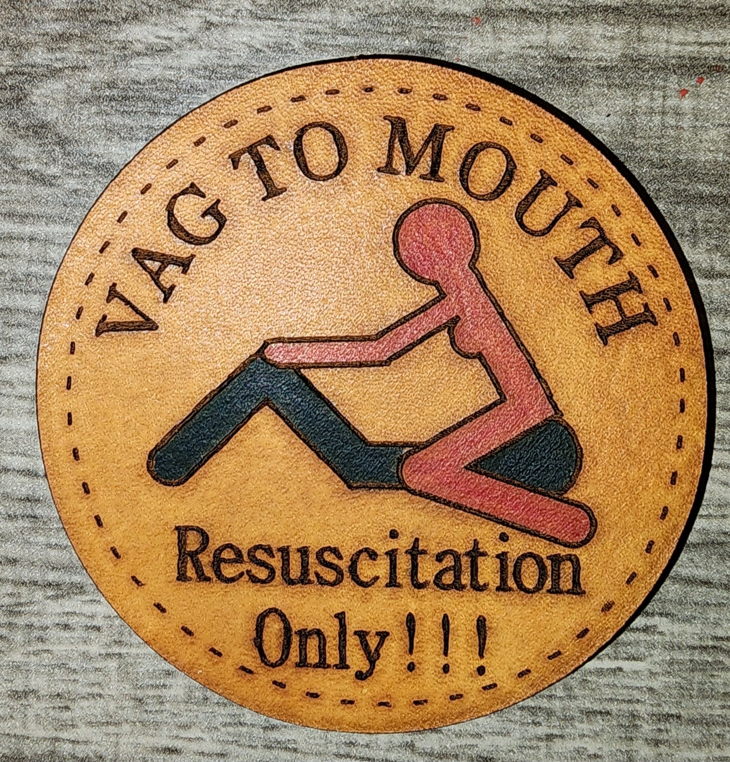 Vag to mouth resuscitation patch